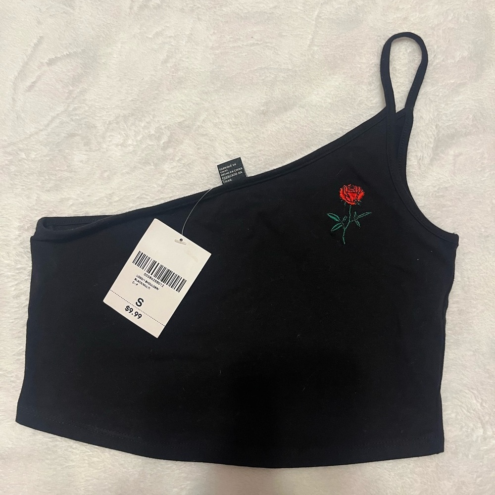 ✨NWT✨ F21 one shoulder cropped tank